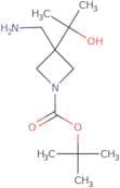tert-Butyl 3-(aminomethyl)-3-(2-hydroxypropan-2-yl)azetidine-1-carboxylate
