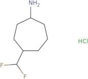 4-(Difluoromethyl)cycloheptan-1-amine hydrochloride