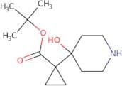 tert-Butyl 1-(4-hydroxypiperidin-4-yl)cyclopropane-1-carboxylate