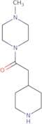 1-(4-Methylpiperazin-1-yl)-2-(piperidin-4-yl)ethan-1-one