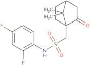 1-((((2,4-difluorophenyl)amino)sulfonyl)methyl)-7,7-dimethylbicyclo[2.2.1]heptan-2-one