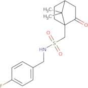 1-(((((4-fluorophenyl)methyl)amino)sulfonyl)methyl)-7,7-dimethylbicyclo[2.2.1]heptan-2-one