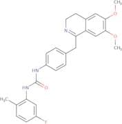 1-(4-((6,7-dimethoxy(3,4-dihydroisoquinolyl))methyl)phenyl)-3-(5-fluoro-2-methylphenyl)urea