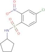 ((4-chloro-2-nitrophenyl)sulfonyl)cyclopentylamine