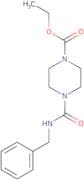 ethyl 4-(N-benzylcarbamoyl)piperazinecarboxylate