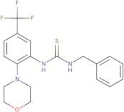 ((2-morpholin-4-yl-5-(trifluoromethyl)phenyl)amino)(benzylamino)methane-1-thione