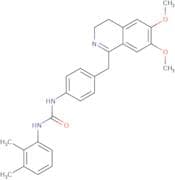 1-(4-((6,7-dimethoxy(3,4-dihydroisoquinolyl))methyl)phenyl)-3-(2,3-dimethylphenyl)urea
