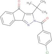 3-(tert-butyl)-2-((4-chlorophenyl)carbonyl)indeno[3,2-c]pyrazol-4-one