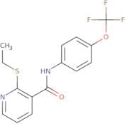 (2-ethylthio(3-pyridyl))-N-(4-(trifluoromethoxy)phenyl)formamide