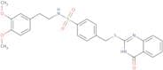 2-((4-(((2-(3,4-dimethoxyphenyl)ethyl)amino)sulfonyl)phenyl)methylthio)-3-hydroquinazolin-4-one