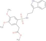 methyl 2-(2-(((2-indol-3-ylethyl)amino)sulfonyl)-4,5-dimethoxyphenyl)acetate