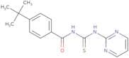 (4-(tert-butyl)phenyl)-N-((pyrimidin-2-ylamino)thioxomethyl)formamide