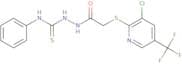 2-(3-chloro-5-(trifluoromethyl)(2-pyridylthio))-N-(((phenylamino)thioxomethyl)amino)ethanamide