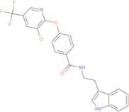 (4-(3-chloro-5-(trifluoromethyl)(2-pyridyloxy))phenyl)-N-(2-indol-3-ylethyl)formamide