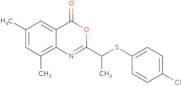 2-((4-chlorophenylthio)ethyl)-6,8-dimethylbenzo[d]1,3-oxazin-4-one