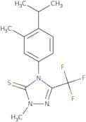 1-methyl-4-(3-methyl-4-(isopropyl)phenyl)-3-(trifluoromethyl)-1,2,4-triazoline-5-thione