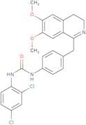 3-(2,4-dichlorophenyl)-1-(4-((6,7-dimethoxy(3,4-dihydroisoquinolyl))methyl)phenyl)urea
