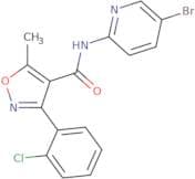 N-(5-bromo(2-pyridyl))(3-(2-chlorophenyl)-5-methylisoxazol-4-yl)formamide