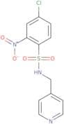 4-chloro-2-nitro-N-[(pyridin-4-yl)methyl]benzene-1-sulfonamide