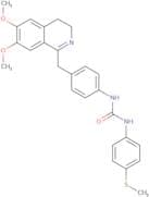 1-(4-((6,7-dimethoxy(3,4-dihydroisoquinolyl))methyl)phenyl)-3-(4-methylthiophenyl)urea