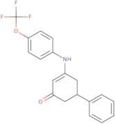5-phenyl-3-((4-(trifluoromethoxy)phenyl)amino)cyclohex-2-en-1-one