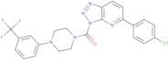 (5-(4-Chlorophenyl)-3H-[1,2,3]triazolo[4,5-b]pyridin-3-yl)(4-(3-(trifluoromethyl)phenyl)piperazin-…