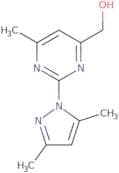 [2-(3,5-Dimethyl-1H-pyrazol-1-yl)-6-methylpyrimidin-4-yl]methanol