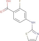 2-Fluoro-4-[(1,3-thiazol-2-yl)amino]benzoic acid