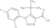 5-tert-Butyl-1-(2-chloro-4-fluorophenyl)-1H-1,2,3-triazole-4-carboxylic acid