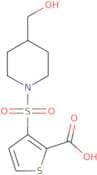 3-{[4-(Hydroxymethyl)piperidin-1-yl]sulfonyl}thiophene-2-carboxylic acid