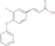 (2E)-3-[3-Fluoro-4-(pyridin-3-yloxy)phenyl]prop-2-enoic acid