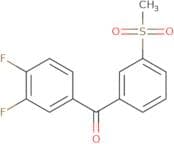 (3,4-Difluorophenyl)(3-methanesulfonylphenyl)methanone