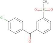 (4-Chlorophenyl)(3-methanesulfonylphenyl)methanone