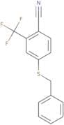 4-(Benzylsulfanyl)-2-(trifluoromethyl)benzonitrile