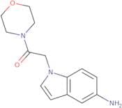 2-(5-Amino-1H-indol-1-yl)-1-(morpholin-4-yl)ethan-1-one