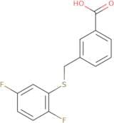 3-{[(2,5-Difluorophenyl)sulfanyl]methyl}benzoic acid