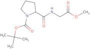 tert-Butyl 2-[(2-methoxy-2-oxoethyl)carbamoyl]pyrrolidine-1-carboxylate