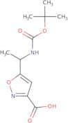 5-(1-((tert-Butoxycarbonyl)amino)ethyl)isoxazole-3-carboxylic acid