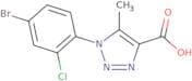 1-(4-Bromo-2-chlorophenyl)-5-methyl-1H-1,2,3-triazole-4-carboxylic acid