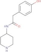 2-(4-Hydroxyphenyl)-N-(piperidin-4-yl)acetamide