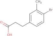 3-(4-Bromo-3-methylphenyl)propanoic acid