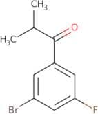 1-(3-Bromo-5-fluorophenyl)-2-methylpropan-1-one