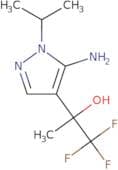 2-[5-Amino-1-(propan-2-yl)-1H-pyrazol-4-yl]-1,1,1-trifluoropropan-2-ol