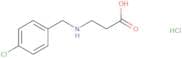 3-{[(4-Chlorophenyl)methyl]amino}propanoic acid hydrochloride