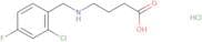 4-{[(2-Chloro-4-fluorophenyl)methyl]amino}butanoic acid hydrochloride