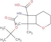 7-{[(tert-Butoxy)carbonyl]amino}-8,8-dimethyl-2-oxabicyclo[4.2.0]octane-7-carboxylic acid