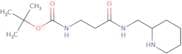 tert-Butyl N-{2-[(piperidin-2-ylmethyl)carbamoyl]ethyl}carbamate