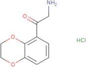 2-Amino-1-(2,3-dihydro-1,4-benzodioxin-5-yl)ethan-1-one hydrochloride