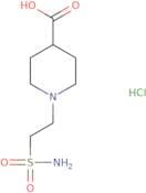 1-(2-Sulfamoylethyl)piperidine-4-carboxylic acid hydrochloride