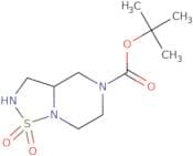 Hexahydro-5H-​[1,​2,​5]​thiadiazolo[2,​3-​a]​pyrazine-​5-​carboxylic acid 1,​1-​dimethylethyl este…